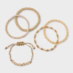 Game Day Bracelet Set 5pc - Wild Fable™ -Wild Fable Store GUEST 664fc0ba 6285 46d6 aa52 700b5bf3d3cd