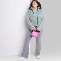 Women's Matte Cropped Puffer Vest - Wild Fable™ -Wild Fable Store GUEST 673545aa f14f 4427 9953 8d29f490e20d