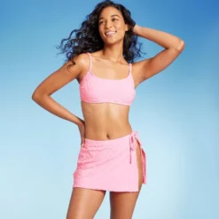 Women's Wavy Terry Textured Bralette Bikini Top - Wild Fable™ Light Pink 14 Women's Wavy Terry Textured Bralette Bikini Top - Wild Fable™ Light Pink -Wild Fable Store GUEST 6b3e21ad 439c 40cf a7ca 48b3fe626f30