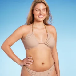 Women's Chain Detail U Bralette Bikini Top - Wild Fable™ Brown -Wild Fable Store GUEST 6ba54559 3266 4574 8d86 551cfb9c481e