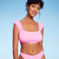 Women's Cap Sleeve Smocked Bralette Bikini Top - Wild Fable™ 14 Women's Cap Sleeve Smocked Bralette Bikini Top - Wild Fable™ -Wild Fable Store GUEST 6c66fc84 2d09 47a2 8be4 5216854e5f26