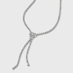Crystal Y-Necklace - Wild Fable™ Silver 9 Crystal Y-Necklace - Wild Fable™ Silver -Wild Fable Store GUEST 6d66c7e9 3807 48e4 b462 8500bbd3a0e3