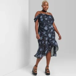 Women's Asymmetrical Midi Dress - Wild Fable™ -Wild Fable Store GUEST 6d98e366 25eb 49b3 a7e1 ab4e431e0a0b