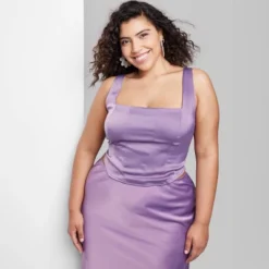 Women's Satin Corset Tank Top - Wild Fable™ -Wild Fable Store GUEST 7150ab7f 29a9 4669 8c38 91e528c41c19