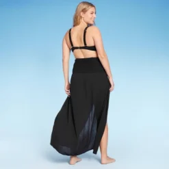 Women's Smocked High Slit Convertible Cover Up Dress - Wild Fable™ -Wild Fable Store GUEST 71e69acc f76c 453e 963d ab9008bfef16