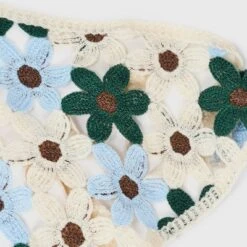 Knitted Flowers Headscarf - Wild Fable™ Ivory/Blue/Brown/Green: Floral Polyester Scarf For Fashion 6 Knitted Flowers Headscarf - Wild Fable™ Ivory/Blue/Brown/Green: Floral Polyester Scarf For Fashion -Wild Fable Store GUEST 728dd10a 45bb 44c4 a0ab caed3ccb1b2d