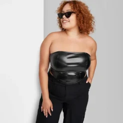 Women's Faux Leather Tube Top - Wild Fable™ 9 Women's Faux Leather Tube Top - Wild Fable™ -Wild Fable Store GUEST 72e03401 1c17 4bf2 b87b 5c6f4de83a95