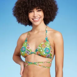Women's Triangle Wrap Bikini Top - Wild Fable™ Multi Floral Print 16 Women's Triangle Wrap Bikini Top - Wild Fable™ Multi Floral Print -Wild Fable Store GUEST 731283f8 8922 4e4d a9c2 da519d352a40