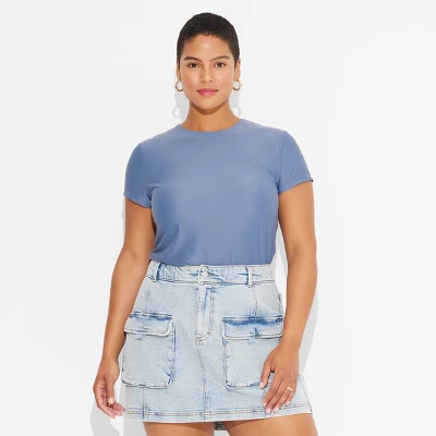 Wide Hoop Earring Set 3pc - Wild Fable™ Gold 7 Wide Hoop Earring Set 3pc - Wild Fable™ Gold - Image 5