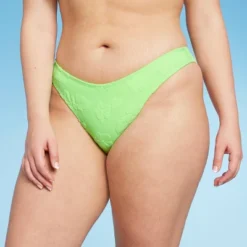 Women's Terry Textured High Leg Cheeky Bikini Bottom - Wild Fable™ Green 16 Women's Terry Textured High Leg Cheeky Bikini Bottom - Wild Fable™ Green -Wild Fable Store GUEST 773cbfcc 762f 455c 95a0 170d0f037e11
