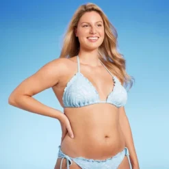 Women's Lace Detail Triangle Bikini Top - Wild Fable™ Blue -Wild Fable Store GUEST 77c75d63 7394 4800 abd4 1949a89d4b94