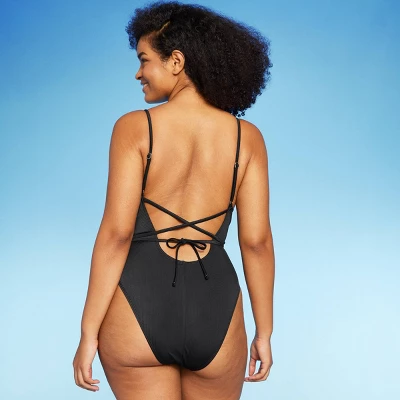 Women's Wrap Cut Out Extra Cheeky One Piece Swimsuit - Wild Fable™ 3 Women's Wrap Cut Out Extra Cheeky One Piece Swimsuit - Wild Fable™