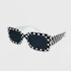 Checkerboard Print Rectangle Sunglasses - Wild Fable™ White -Wild Fable Store GUEST 7cb36e2a 6bcc 457e 9958 49d1a49b1b56