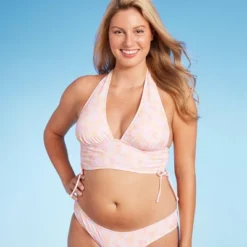 Women's Cinch Side Longline Halter Bikini Top - Wild Fable™ Multi Floral Print 11 Women's Cinch Side Longline Halter Bikini Top - Wild Fable™ Multi Floral Print -Wild Fable Store GUEST 7e310a26 a376 4489 8733 0755d60647c1