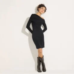 Women's Off-Shoulder Draped Dress - Wild Fable™ Black 7 Women's Off-Shoulder Draped Dress - Wild Fable™ Black -Wild Fable Store GUEST 863864dd 32d2 4b40 a6cb 4098e751f13c