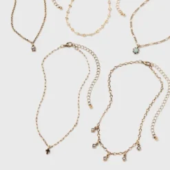 Mixed Charms And Tassel Choker Necklace Set 5pc - Wild Fable™ Gold 6 Mixed Charms And Tassel Choker Necklace Set 5pc - Wild Fable™ Gold -Wild Fable Store GUEST 88502100 605a 405e bbf1 2fa72c00e1e6