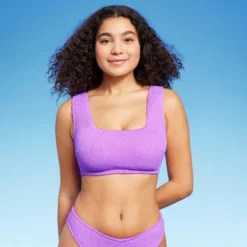 Women's Pucker Square Neck Wide Strap Bralette Bikini Top - Wild Fable™ 19 Women's Pucker Square Neck Wide Strap Bralette Bikini Top - Wild Fable™ -Wild Fable Store GUEST 89891193 a216 43a3 93ad fa415eea7250