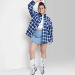 Women's Oversized Button-Down Flannel Shirt - Wild Fable™ Plaid 13 Women's Oversized Button-Down Flannel Shirt - Wild Fable™ Plaid -Wild Fable Store GUEST 8de4143c d0f0 4128 ace8 f4e719ba0046