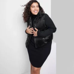 Women's Iridescent Cropped Puffer Vest - Wild Fable™ Black 9 Women's Iridescent Cropped Puffer Vest - Wild Fable™ Black -Wild Fable Store GUEST 8e3de4cc b49f 4c95 8e7c c4834e5b911f