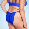 Women's Mid-Rise Cheeky High Leg Bikini Bottom - Wild Fable™ Blue 2 Women's Mid-Rise Cheeky High Leg Bikini Bottom - Wild Fable™ Blue -Wild Fable Store GUEST 903bd31b 068e 4d14 a4d5 149b4b5b97e9