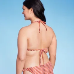 Women's Ribbed Triangle Bikini Top - Wild Fable™ Geo Print -Wild Fable Store GUEST 916b4a65 4dfc 452e ae98 93008d7b2864