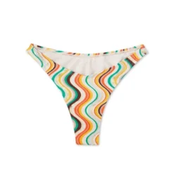 Women's Extra High Leg Ultra Cheeky Bikini Bottom - Wild Fable™ Multi Striped -Wild Fable Store GUEST 918d9c09 a2da 47a3 834a b71d26b3710b