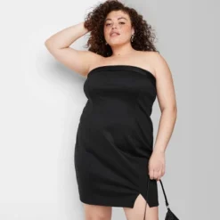 Women's Strapless Ponte Knit Tube Mini Bodycon Dress - Wild Fable™ -Wild Fable Store GUEST 94e8459a 7cb7 4d89 b688 adeefffe5194