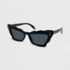 Wavy Cateye Sunglasses - Wild Fable™ Black -Wild Fable Store GUEST 96bfaf1c 749d 4268 a3fe b8ed317b7b8c