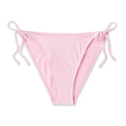 Women's Side-Tie Scoop Front High Leg Cheeky Bikini Bottom - Wild Fable™ Light Pink Lurex 12 Women's Side-Tie Scoop Front High Leg Cheeky Bikini Bottom - Wild Fable™ Light Pink Lurex -Wild Fable Store GUEST 988fed45 2a75 4d31 ad99 190ef987fa51