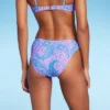 Women's Paisley Print Low-Rise Cheeky High Leg Bikini Bottom - Wild Fable™ Blue/Pink 1 Women's Paisley Print Low-Rise Cheeky High Leg Bikini Bottom - Wild Fable™ Blue/Pink -Wild Fable Store GUEST 99352987 249f 4627 86ff bf64cccff6ae