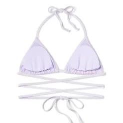 Women's Extreme Wrap Triangle Bikini Top - Wild Fable™ Light Purple Iridescent 14 Women's Extreme Wrap Triangle Bikini Top - Wild Fable™ Light Purple Iridescent -Wild Fable Store GUEST 99b4b36d 6766 44d4 8ac1 8708c7541281