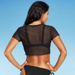 Women's Mesh Cover Up Short Sleeve Crop Top - Wild Fable™ 9 Women's Mesh Cover Up Short Sleeve Crop Top - Wild Fable™ -Wild Fable Store GUEST 9a766f08 5147 4671 a735 983c55f73073