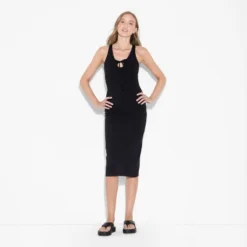 Women's ButterBliss Keyhole Racer Back Midi Bodycon Dress - Wild Fable™