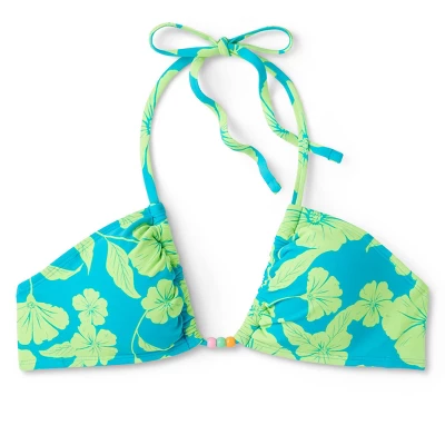 Women's Bead Detail U-Neck Multi-Way Bralette Bikini Top - Wild Fable™ Multi Tropical Print 12 Women's Bead Detail U-Neck Multi-Way Bralette Bikini Top - Wild Fable™ Multi Tropical Print - Image 10