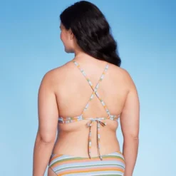 Women's Underwire Bikini Top - Wild Fable™ Multi Lurex Striped -Wild Fable Store GUEST 9e707639 cd6a 4a88 9450 09570414e864