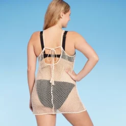 Women's Tassle Trim Crochet Cover Up Dress - Wild Fable™ -Wild Fable Store GUEST a0618461 d7bc 4195 902b 91578ebe14d9