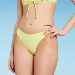 Women's High Leg Cheeky Bikini Bottom - Wild Fable™ Light Yellow 16 Women's High Leg Cheeky Bikini Bottom - Wild Fable™ Light Yellow -Wild Fable Store GUEST a2c99d9a 4aa1 45df abd7 63ac01000aa1
