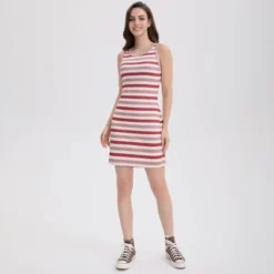 Women's Knit Mini Dress - Wild Fable™ Pink Striped -Wild Fable Store GUEST a2cd1371 d3c5 42f5 84b3 f34655748b53