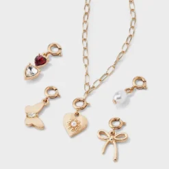 Build Your Own Heart And Butterfly Charm Necklace - Wild Fable™ Gold 9 Build Your Own Heart And Butterfly Charm Necklace - Wild Fable™ Gold -Wild Fable Store GUEST a367456c 57b8 45c5 b888 1dbd43d01c60