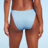 Women's Low-Rise Cheeky High Leg Bikini Bottom - Wild Fable™ Blue Lurex -Wild Fable Store GUEST a4fe576e 7271 4020 95ae 0ff59fa5a390