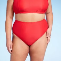 Women's High Waist Cheeky Bikini Bottom - Wild Fable™ Red -Wild Fable Store GUEST a646cca0 53d0 474f a191 22507164e4d1
