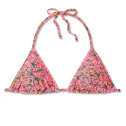 Women's Crochet Trim Triangle Bikini Top - Wild Fable™ Pink Floral Print 13 Women's Crochet Trim Triangle Bikini Top - Wild Fable™ Pink Floral Print -Wild Fable Store GUEST aa5c6afe 2ba2 4979 9d64 7eb22dd0aeb1