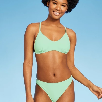 Women's Scoop Neck Crisscross Bralette Bikini Top - Wild Fable™ 6 Women's Scoop Neck Crisscross Bralette Bikini Top - Wild Fable™ - Image 4