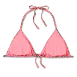 Women's Crochet Trim Triangle Bikini Top - Wild Fable™ Pink Floral Print 14 Women's Crochet Trim Triangle Bikini Top - Wild Fable™ Pink Floral Print -Wild Fable Store GUEST b3e0f764 9482 48be baf1 ef039b58c8f7