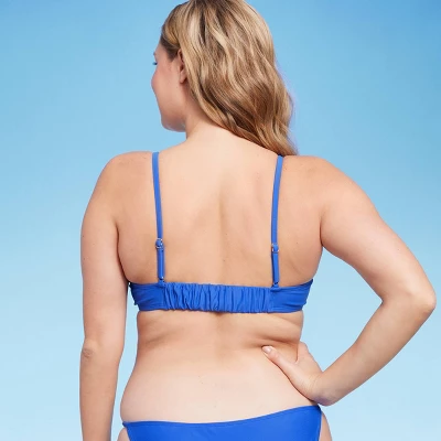 Women's Scrunchie Back Detail Bralette Bikini Top - Wild Fable™ 6 Women's Scrunchie Back Detail Bralette Bikini Top - Wild Fable™ - Image 4