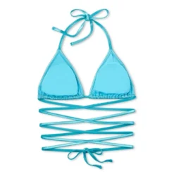 Women's Foil Triangle Bikini Top - Wild Fable™ Teal Green -Wild Fable Store GUEST b65cb6b9 54cb 4799 acf9 d4ded5bdc0c3