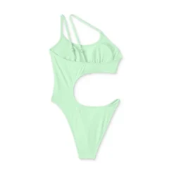 Women's One Shoulder Cut Out One Piece Swimsuit - Wild Fable™ Light Green 12 Women's One Shoulder Cut Out One Piece Swimsuit - Wild Fable™ Light Green -Wild Fable Store GUEST badda697 47bc 4521 bc2a be487ee3d377