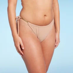 Women's Chain Detail Side-Tie Adjustable Coverage Bikini Bottom - Wild Fable™ Brown 11 Women's Chain Detail Side-Tie Adjustable Coverage Bikini Bottom - Wild Fable™ Brown -Wild Fable Store GUEST bd183825 160d 4020 9a34 258462e54e57