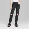Women's Super-High Rise Tapered Jeans - Wild Fable™ Black Denim -Wild Fable Store GUEST bd193d68 8f90 47c2 98a3 22e196fb3ecc