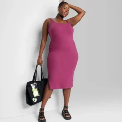 Women's Knit Midi Bodycon Dress - Wild Fable™ 9 Women's Knit Midi Bodycon Dress - Wild Fable™ -Wild Fable Store GUEST be681c49 2a2b 44c9 8b41 dcd173f2a5e4